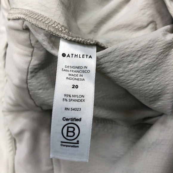 Athleta Women Trekkie Hike Pants Plus Size 20 Nylon Blend Outdoor Hiking M025 14 - Picture 9 of 16